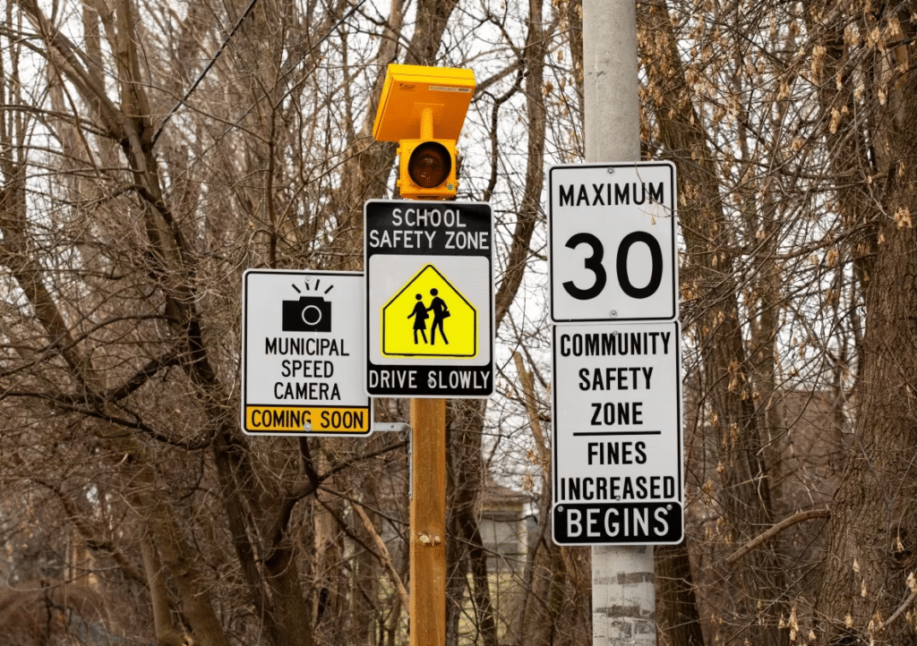 Speed Cameras in Ontario School Zones